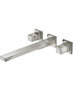 Grifo Bimando mural CUADRO 240 mm. Tres - Ref.00815401AC
