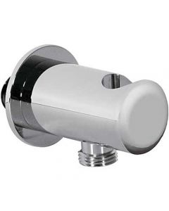 Soporte redondo para ducha con toma pared Tres - Ref.02418201