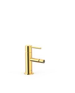 Grifo monomando para bidé Tres Study Oro 24K