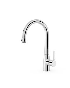 Grifo electrónico para cocina Tres Cromo