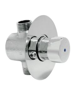 Grifo temporizado empotrado de 1 agua para ducha Tres Cromo