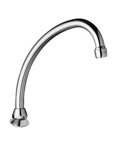 Caño giratorio para grifo de pedal Tres Cromo