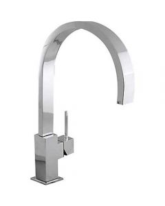 Grifo Monomando fregadero vertical CUADRO‑TRES caño 35x15 mm.  Tres - Ref.130498