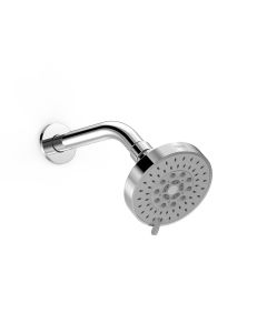 Brazo a pared con rociador de ducha orientable Tres Cromo