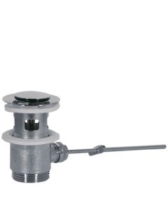 Válvula de desagüe automático para lavabo con rebosadero Tres Cromo