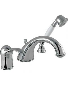 Grifo Monomando bañera de repisa con inversor.
 Tres - Ref.14214502
