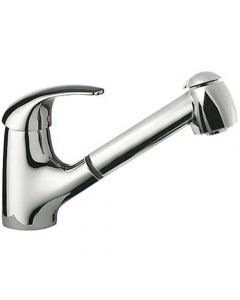 Grifo Monomando fregadero vertical con ducha extraíble Tres - Ref.172443