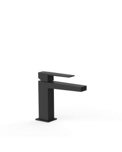 Grifo monomando para lavabo Tres Slim Negro Mate