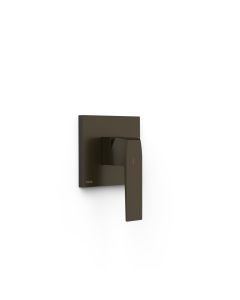 Pieza vista para caja empotrada de 1 vía Rapid‑box Tres Slim Negro Bronce