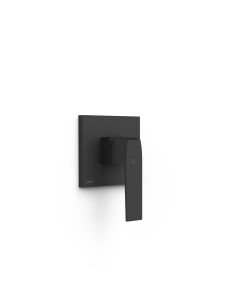 Pieza vista para caja empotrada de 1 vía Rapid‑box Tres Slim Negro Mate