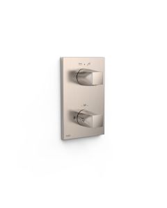 Pieza vista para caja empotrada de 2 vías Therm‑box Tres Therm-box Acero