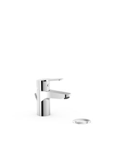 Grifo monomando para lavabo con desagüe automático Tres Base Cromo