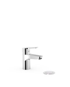 Grifo monomando ecoeficiente para lavabo con válvula desagüe Click‑clack Tres Base Cromo