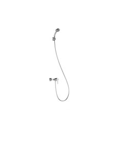Grifo monomando mural para ducha Tres Base Cromo