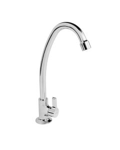 Grifo de 1 agua con maneta lateral para office o lavadero Tres Cromo