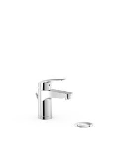 Grifo monomando para lavabo con desagüe automático Tres Base Plus Cromo