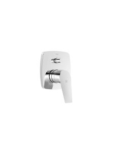 Grifo monomando empotrado de 2 vías para bañera y ducha Tres Canigó Cromo