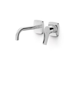 Pieza vista para cuerpo empotrado de lavabo Tres Canigó Cromo