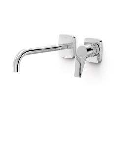 Pieza vista para cuerpo empotrado de lavabo Tres Canigó Cromo