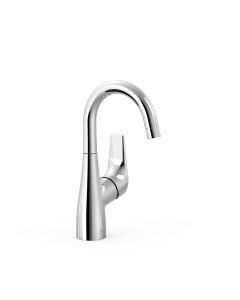 Grifo monomando con maneta lateral para lavabo Tres Canigó Cromo