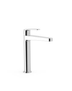 Grifo monomando alto ecoeficiente para lavabo Tres Flat Cromo