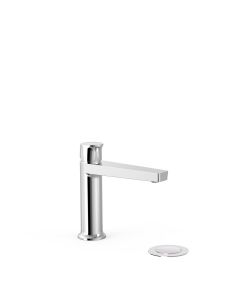 Grifo monomando para lavabo con desagüe automático Tres Project Cromo