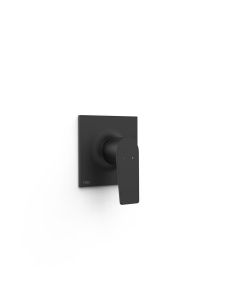 Pieza vista para caja empotrada de 1 vía Rapid‑box Tres Project Negro Mate