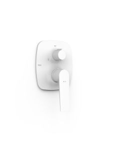 Pieza vista para caja empotrada de 3 vías Rapid‑box Tres Loft Blanco Mate
