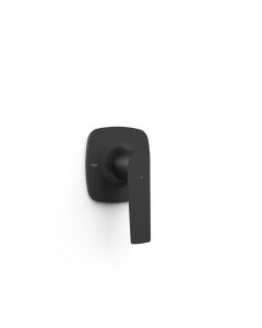 Pieza vista para caja empotrada de 1 vía Rapid‑box Tres Loft Negro Mate