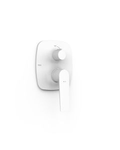 Pieza vista para caja empotrada de 2 vías Rapid‑box Tres Loft Blanco Mate