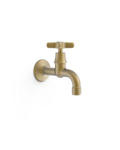 Grifo de 1 agua para office o lavadero Tres Clasic Latón Viejo Mate
