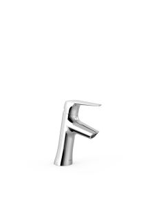 Grifo monomando inclinado ecoeficiente para lavabo Tres Fuji Cromo