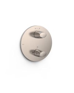 Pieza vista para caja empotrada de 2 vías Therm‑box Tres Therm-box Acero