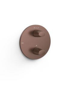 Pieza vista para caja empotrada de 2 vías Therm‑box Tres Therm-box Volcanic