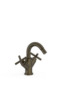 Grifo bimando para bidé Tres Mont Blanc Negro Bronce