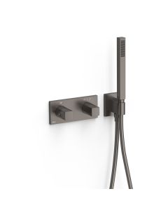 Grifo termostático empotrado de 2 vías B‑system Tres B-system Grafito