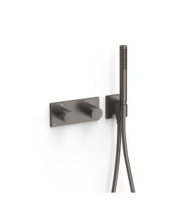 Grifo termostático empotrado de 2 vías B‑system Tres B-system Grafito