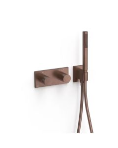 Grifo termostático empotrado de 2 vías B‑system Tres B-system Volcanic