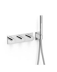Grifo termostático empotrado de 4 vías B‑system Tres B-system Cromo