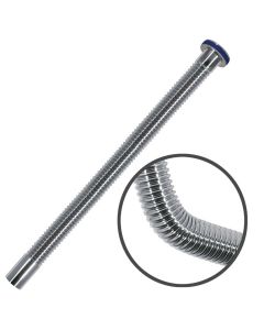 Tubo flexible coarrugado para desagüe Tres Cromo