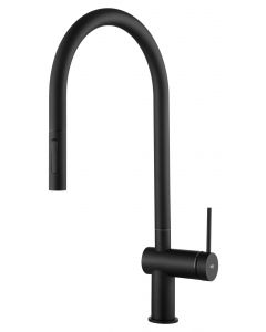 Grifo Monomando Cocina Extraíble IMEX Berna Negro Mate