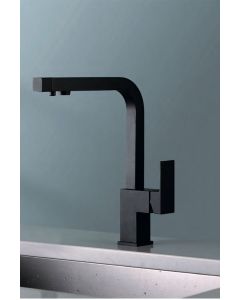 Grifo Monomando Osmosis Cocina IMEX Capri Negro Mate