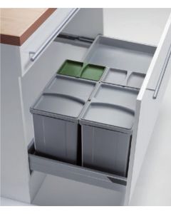 Sistema de almacenaje - Kit de cubos apropiado para gavetas entre 700mm y 1200 mm con tapete antideslizante. PV90-1