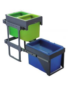 Cubo Ecológico Cucine Oggi Tandem apertura frontal