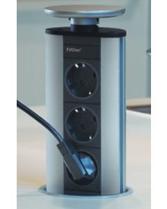 Enchufe de cocina CucineOggi energy box Escamoteable -   IL 700 -   3  Enchufes 