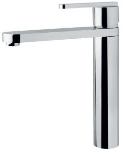 Grifo de cocina Luisina RCD126 - Monomando cromado de diseño Caño Plano