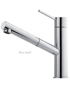 Grifo de cocina Luisina RCD89 - Monomando Inox macizo con ducha