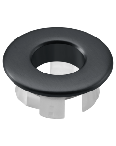 Embellecedor rebosadero lavabo IMEX acabado black gun metal