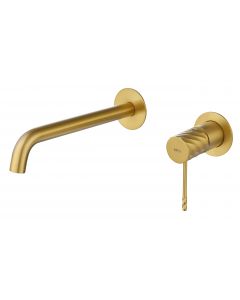 Grifo de lavabo empotrado IMEX Bless Palau oro cepillado