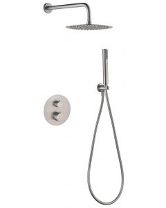 Conjunto de ducha empotrado IMEX Bless Palau níquel - vista principal